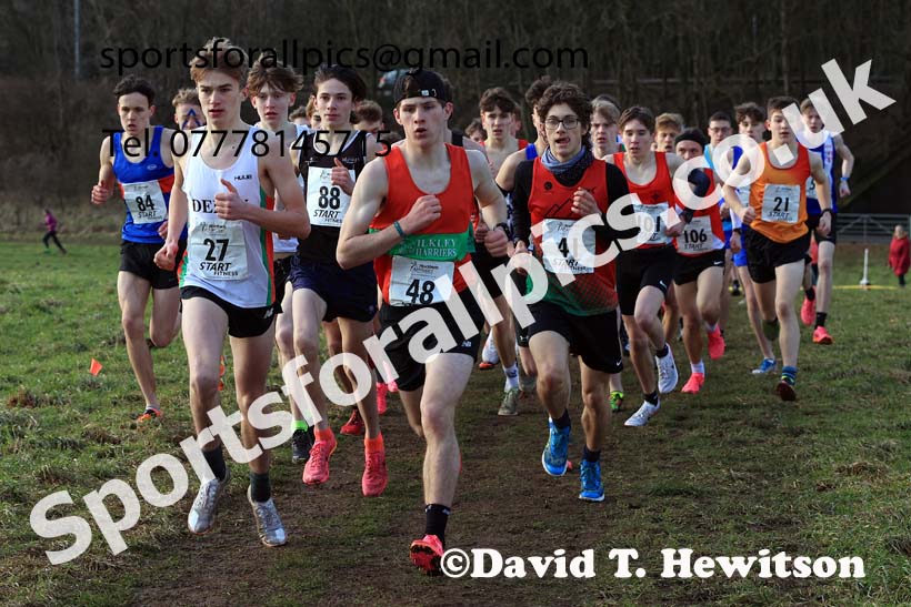 Mens Under-17s 2024 Northern Cross Country Champs., Sedgefield. Photo: David T. Hewitson/Sports for All Pics